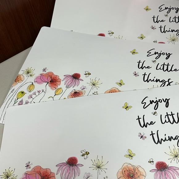 Herb Wild Flower prints placemats 4pcs - Picture 5 of 9